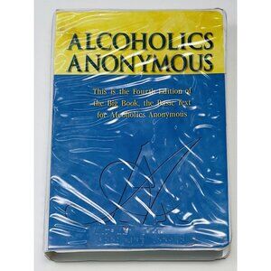 Alcoholics Anonymous Fourth Edition Big Book Audiobook 6-Cassette Braille TESTED